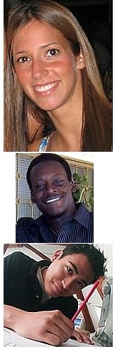 TOP: Kloe Korby ('00) ; MIDDLE: Gerard Ouedraogo ('00); BOTTOM: Bastien Chenaux-Repond ('00)