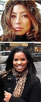 TOP: Adela Khadir ('02); BOTTOM: Kerstyn Dioulo ('02)