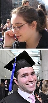 TOP: Margaux Larroche ('02); BOTTOM: Guillaume Galy ('02)