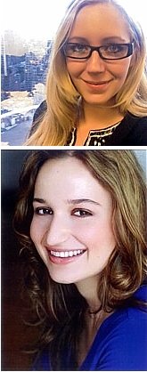 TOP: Danielle Comanducci ('03); BOTTOM: Ewa Maria Wojcik ('03)