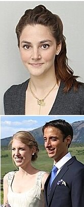 TOP: Alexandra Chemla ('04); BOTTOM: Thomas Fillebeen ('04) and spouse Amelie 