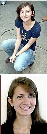 TOP: Esther Delbourg ('04); BOTTOM: Valerie Meausoone ('04)