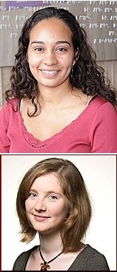 TOP: Marie-Elise McNeeley ('04); BOTTOM: Irina (Paroz) Krier ('04)