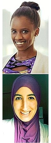 TOP: Joyce Bukuru ('08); BOTTOM: Yasmin Monayair ('08)