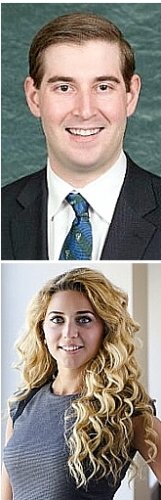 TOP: Manuel Guzman-Garrow ('080; BOTTOM: Jennifer Batri  ('08)