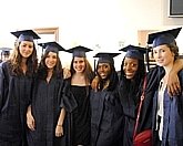 Left to right: Margot Monges, Elodie Jacques,Marie Bellanger, Naomi Gaye, Marie-Lilas Onanga, Lucie Monges