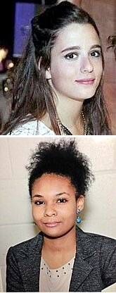 TOP: Nathaly Aucar ('12); BOTTOM: Grace Zinsou ('12)