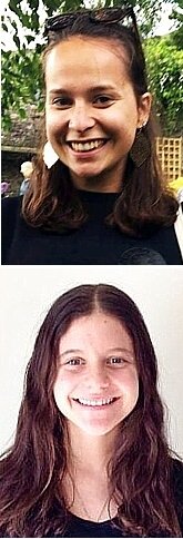 TOP: Anne-Sophie Donnet ('12); BOTTOM: Latitia Krisel ('12)