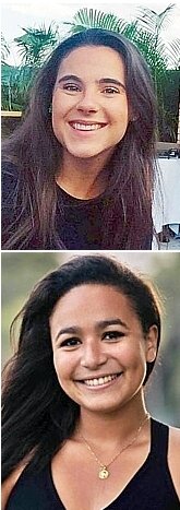 TOP: Clemence Bellanger ('13); BOTTOM: Mlina Malaka Villeneuve ('13)