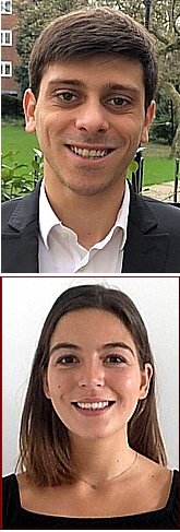 TOP: Philippe Issa El Khoury ('14); BOTTOM: Constance Jacques ('14)