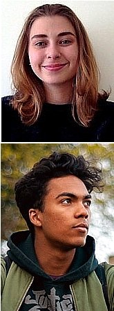 TOP: Marguerite Lacroix ('17); BOTTOM: Lonard Gombert ('17)