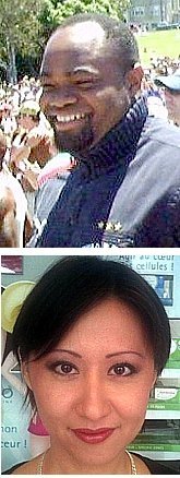 TOP: Bertrand Damiba ('91); BOTTOM: Christina Huynh ('91)