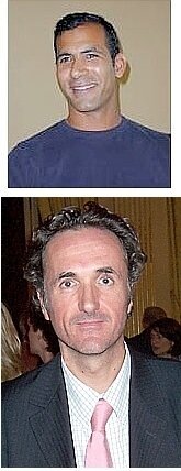 TOP: Alexander Souri ('87); BOTTOM: Guillaume Leclair ('87) at the October 5, 2011 reunion in Paris, organized by the LFNY