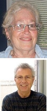 TOP: Janine (Lourie) Jaboulay ('63); BOTTOM: Pierre Caranicas ('63)