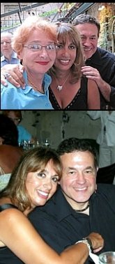 TOP: Hedy Ayache, Nancy & Francois Dumontet; BOTTOM: Nancy and Francois