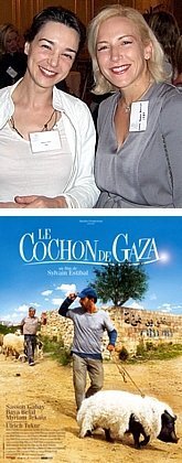 TOP: Myriam Tekaia ('86, left) and Emma (Skoble) Bonnet ('84) at the October 5, 2011 reunion in Paris, organized by the LFNY; BOTTOM: New movie co-starring Myriam