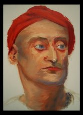 Portrait, 2005, oil panel, 22x16cm