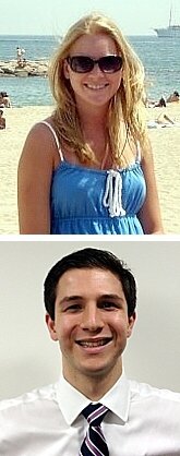 TOP: Fanny Portay ('05); BOTTOM: Pierre Carras ('05)