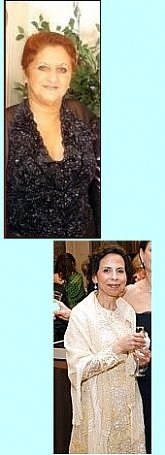 TOP: Nelly Kalfon-Steinitz ('63); BOTTOM: Joan (Brenner) Dimancescu