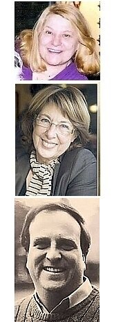 TOP: Prof. Francine de Souza; MIDDLE: Prof. Pierrette Fleutiaux; BOTTOM: Prof. Arthur Whitman