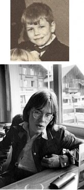 TOP: Jeremy Yates ('74/'75) in 10eme: BOTTOM: in Switzerland in 1974