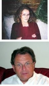 Nicole Riffel ( Prof. de Chimie/Physique, 1992-98) & Alain-Marc Rieu (Prof. de Philo., 1975-76)