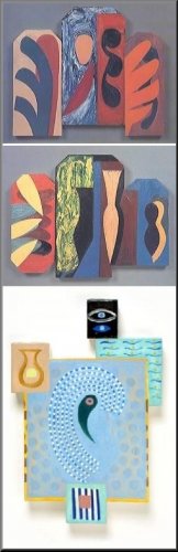 TOP: FIREBIRD (For Scelsi), 1994, oil on masonite, 26