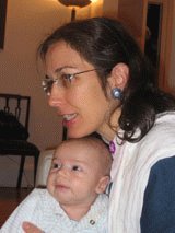 Natalie Yates Cacciato '78 with Alexander at two months.