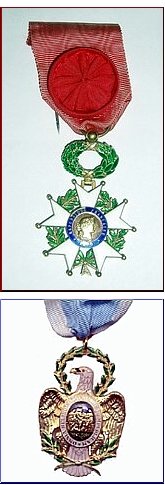 Lgion dHonneur (top) & New York Society of the Cincinnati