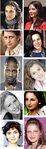 MOVIES & TV (cont'd): Left to right, top to bottom: Karine Silla, Myriam Tekaia, Christopher Heltai, Harley Cross, Jonathan Charles, Flavia Masson, Marcella Grimaux, Hanna Berthaut, Giselle Brasseur, Flora Cross